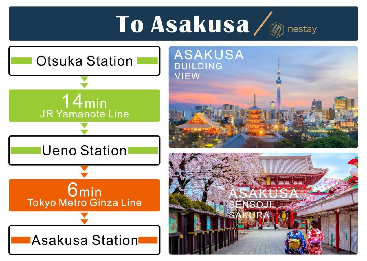Nestay Villa Tokyo Otsuka Dış mekan fotoğraf
