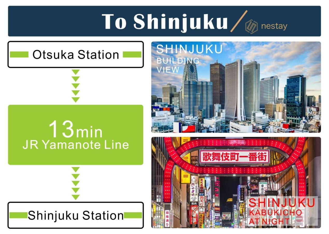 Nestay Villa Tokyo Otsuka Dış mekan fotoğraf